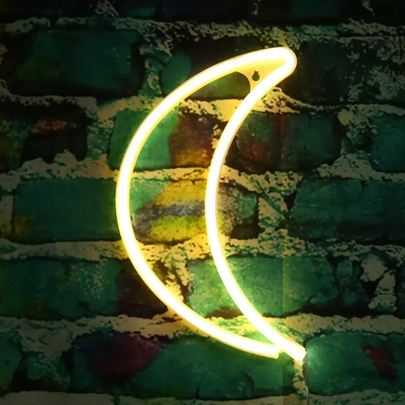 LED Neon Desk Lamp - Love Flamingo & Cactus Unicorn